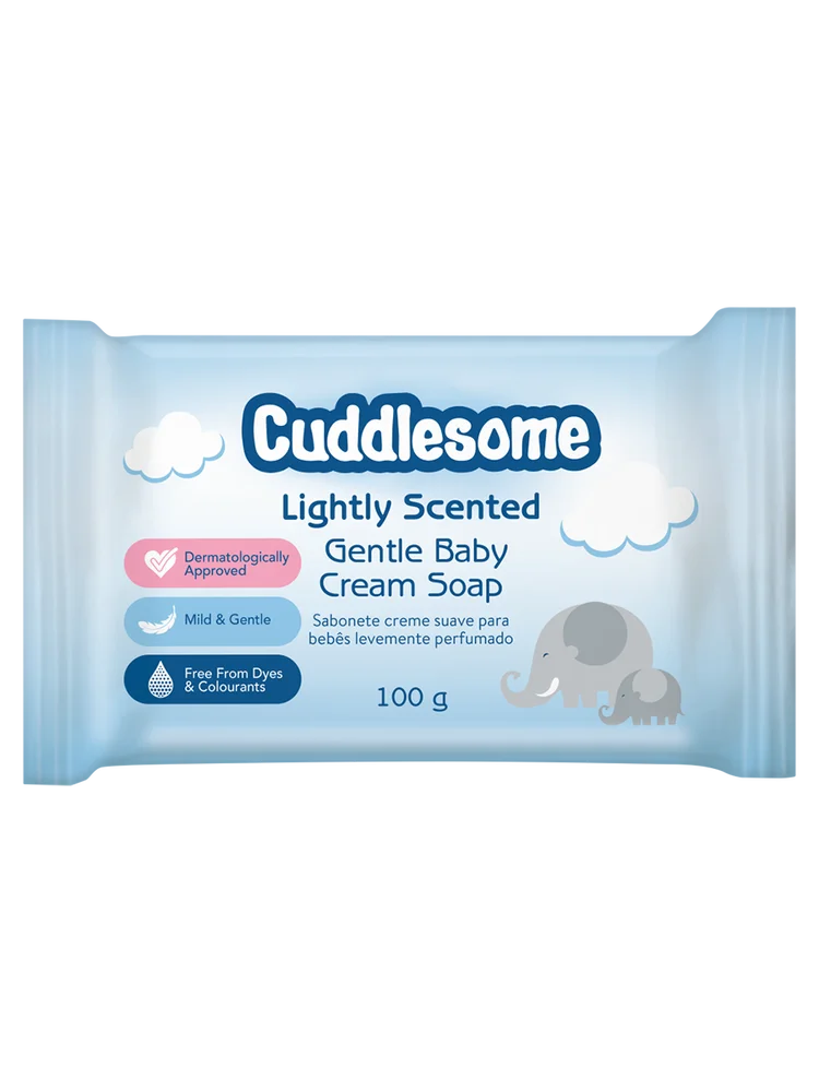Cuddlesome Lightly scented Gentle Baby Cream soap