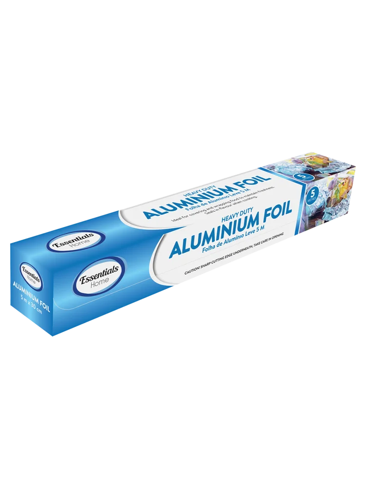 Essentials Home Aluminium Foil 5m Silver