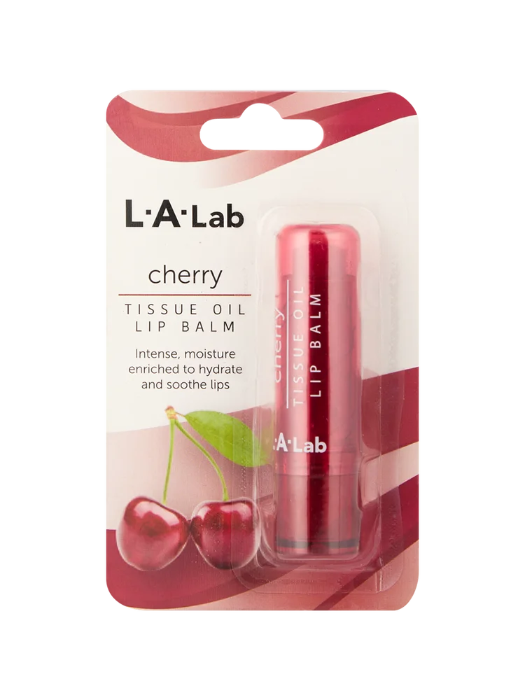 LA Lab Tissue Oil Lip Balm Cherry