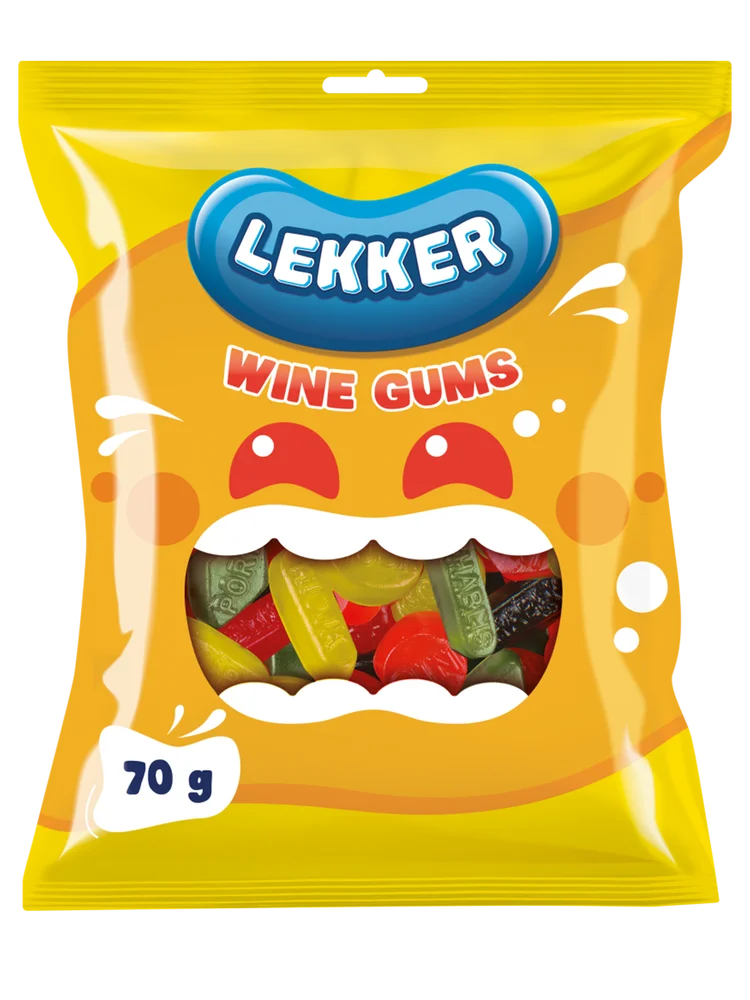 Lekker Wine gums 70g Sweets