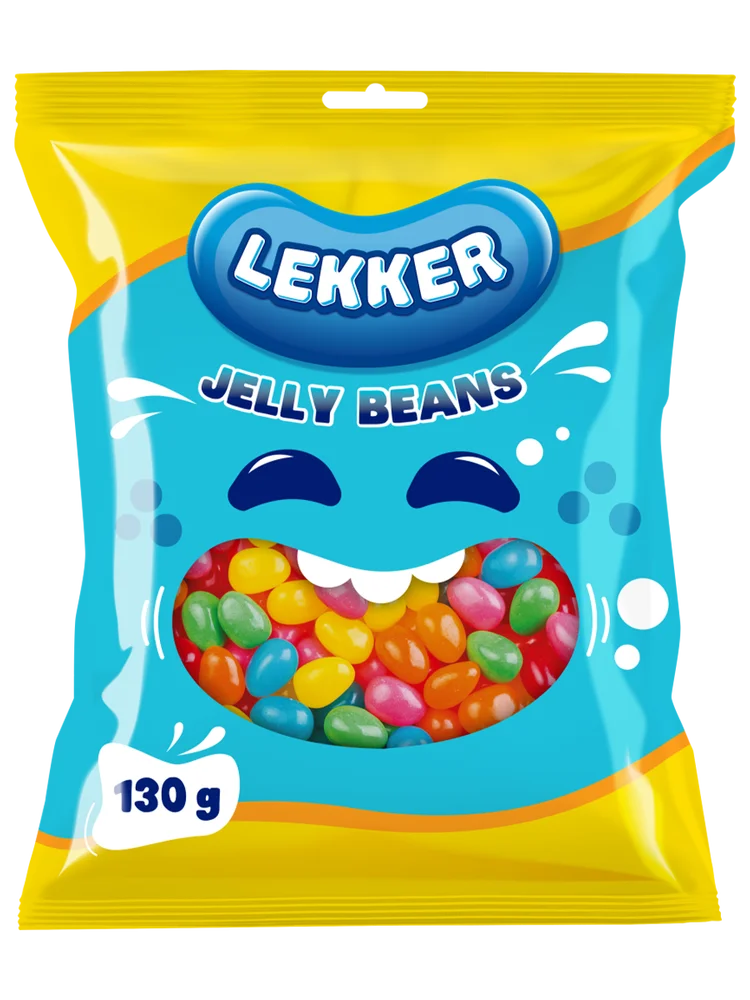 Lekker Jelly Beans 130g Sweets
