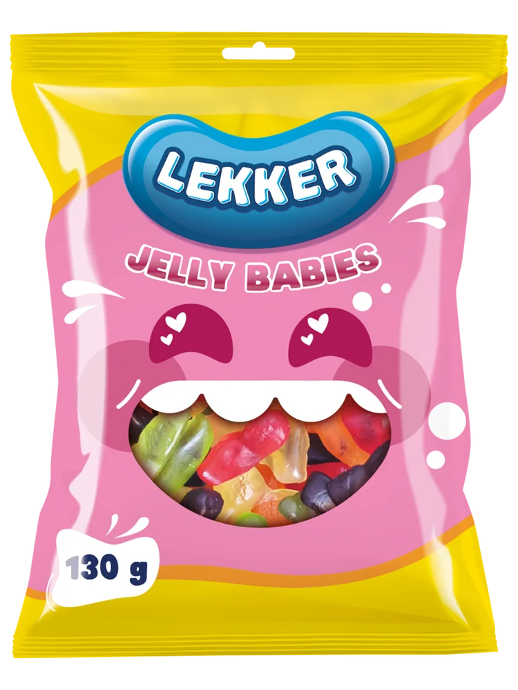 Lekker Jelly Babies 130g Sweets