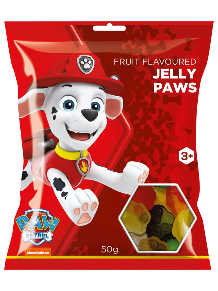 Lekker Paw Patrol Paws 50g Sweets