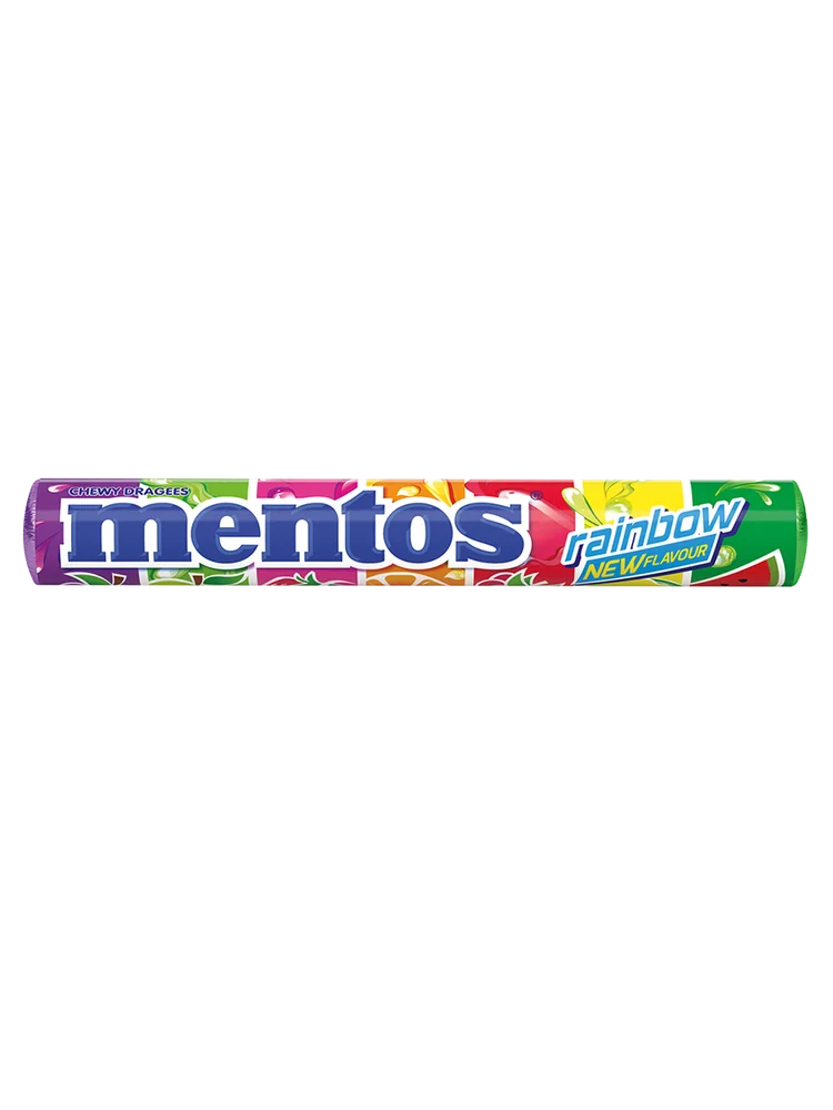 Mentos Candy Roll 14 Piece Rainbow