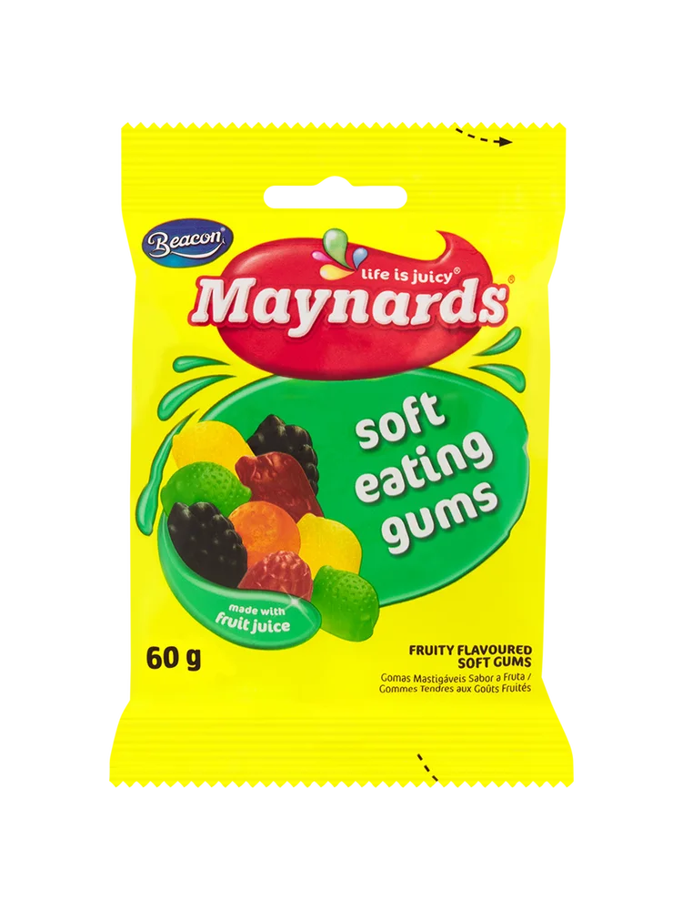 Maynards Soft Fruity gums 60g Sweets