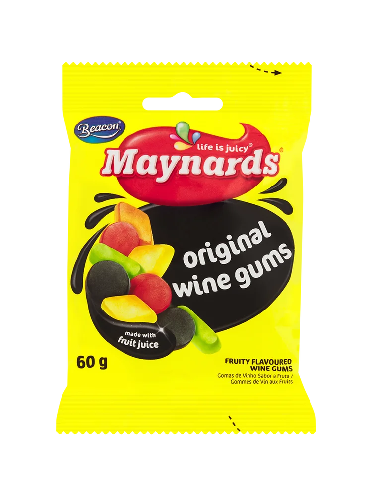 Maynards Mini Original Wine gums 60g Sweets
