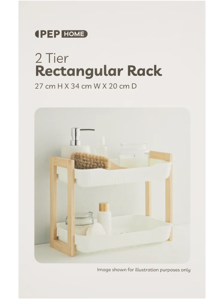 2 Tier Rectangular Rack (2)