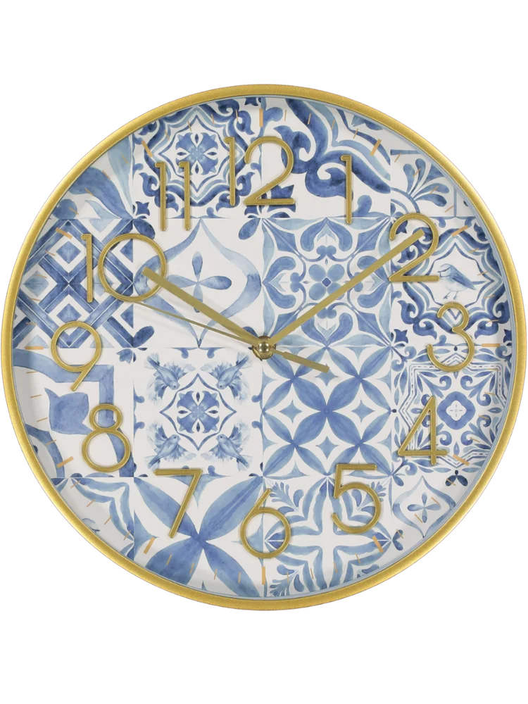 Blue Face Clock