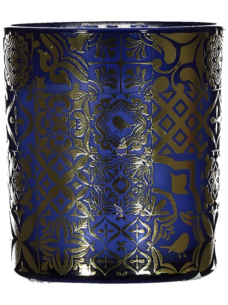 Candle With Gold Print